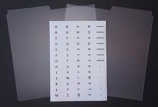 12" Album LP dividers clear vinyl pack of 26