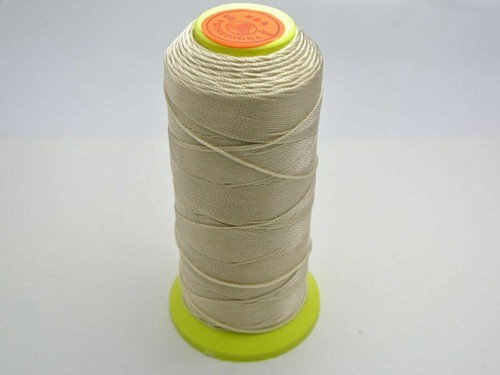 One Spool corda filo perline in nylon beige 210D/12,9,6,3 taglia a scelta - Foto 4 di 6
