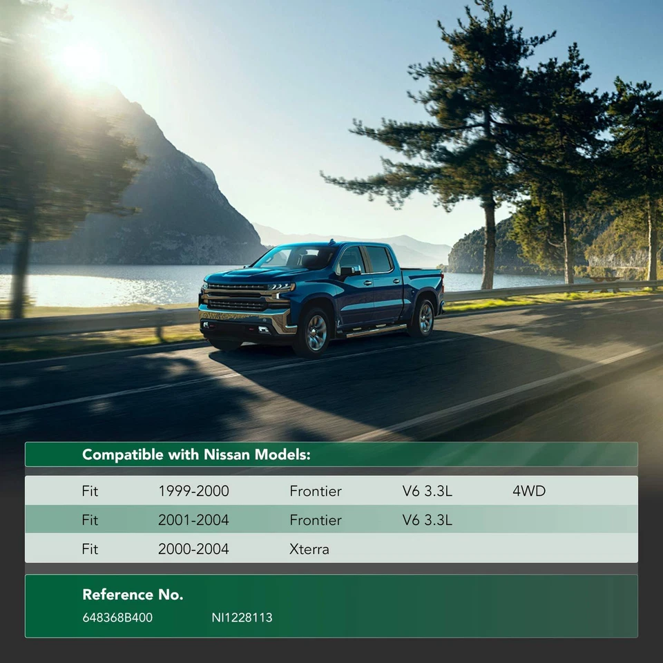 Protector contra salpicaduras del motor del lado derecho para Nissan Frontier 1999-2004 Xterra 2000-2004 Foto 2 de 4