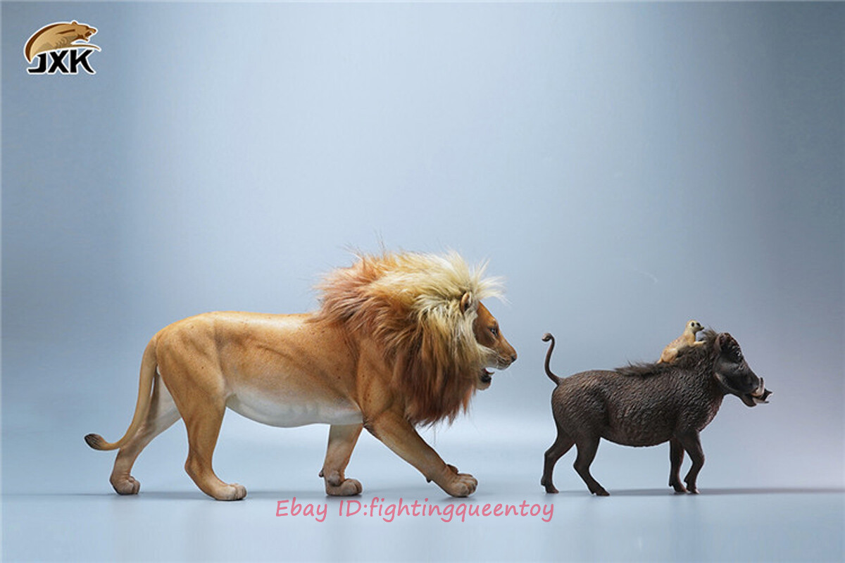 JxK.Studio JXK082 Lion Hair Transplant 1/6 Animal Resin Model 8.2
