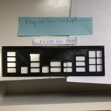 Asus P9X79 IO Shield, 3D Printed, I/O Backplate