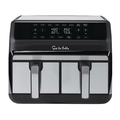Sur La Table Dual Basket Air Fryer 7,6L   Fast&Free Delivery   NEU & VERSIEGELT