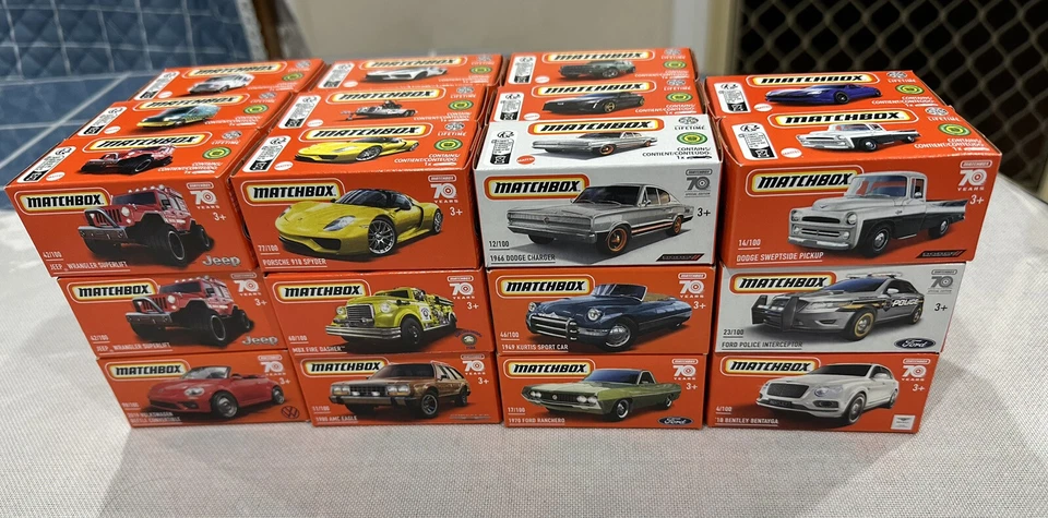 MATCHBOX POWER GRABS 2023-2025 Include 70th ANNIVERSARY 1:64 Metal Toy CARS-Pick - Image 3 of 3