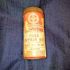 Vintage Schwinn Tube Repair Kit  Can  Part No. 60 406 w/ patches and cement
