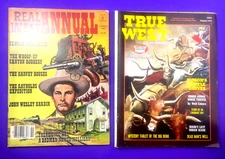 Real West Annual & True West 1972, 1985 Two Lot,  Whoop-up Canyon Robbery   jx