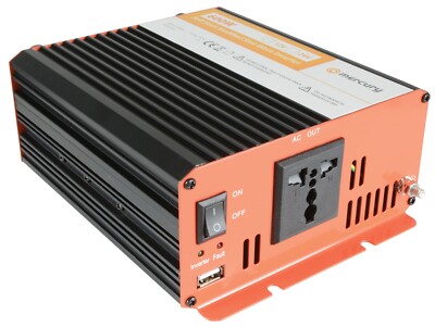 Mercury 12Vdc 600W Softstart modifizierter Sinus Wechselrichter Fernseher, Beleuchtung, Lüfter