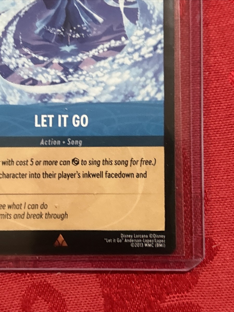 DISNEY LORCANA TCG Let It Go Rare 163/204 Mint Pull To Sleeve | eBay