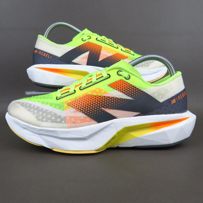 New Balance Shoes - 2023 FC FuelCell Rebel v4 Lime Glo Hot Mango - Sz 9.5B Wmns