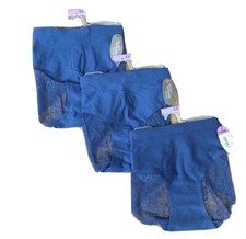 New Secret Treasures Women 3 Pairs Hipsters Panties Underwear Sz 8 / XL C21-11 