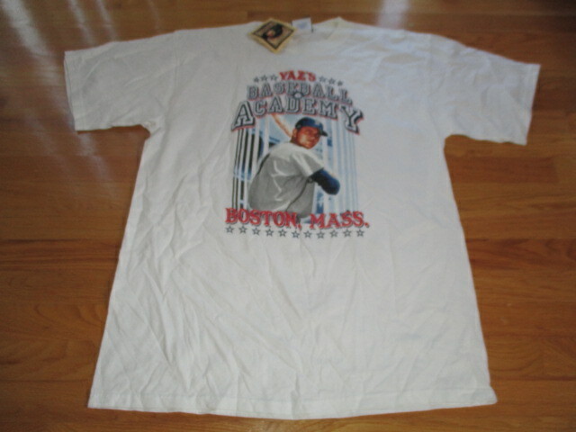 T-shirt Vintage Carl Yastrzemski Boston Red Sox 1990 – Taille XL, Neuf Sans étiquette – Collection Baseball USA
