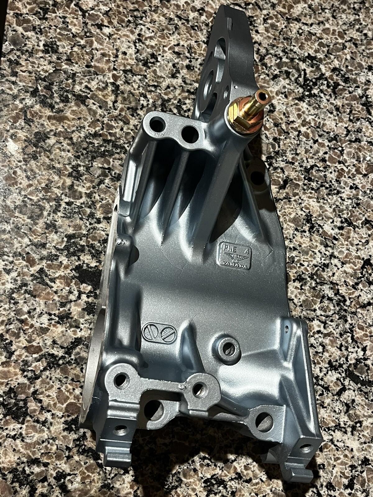 Honda K24a K24a1 K24a2 Water Pump Housing & New PCV Valve Blue