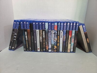 Large Assortment of PS4 Games