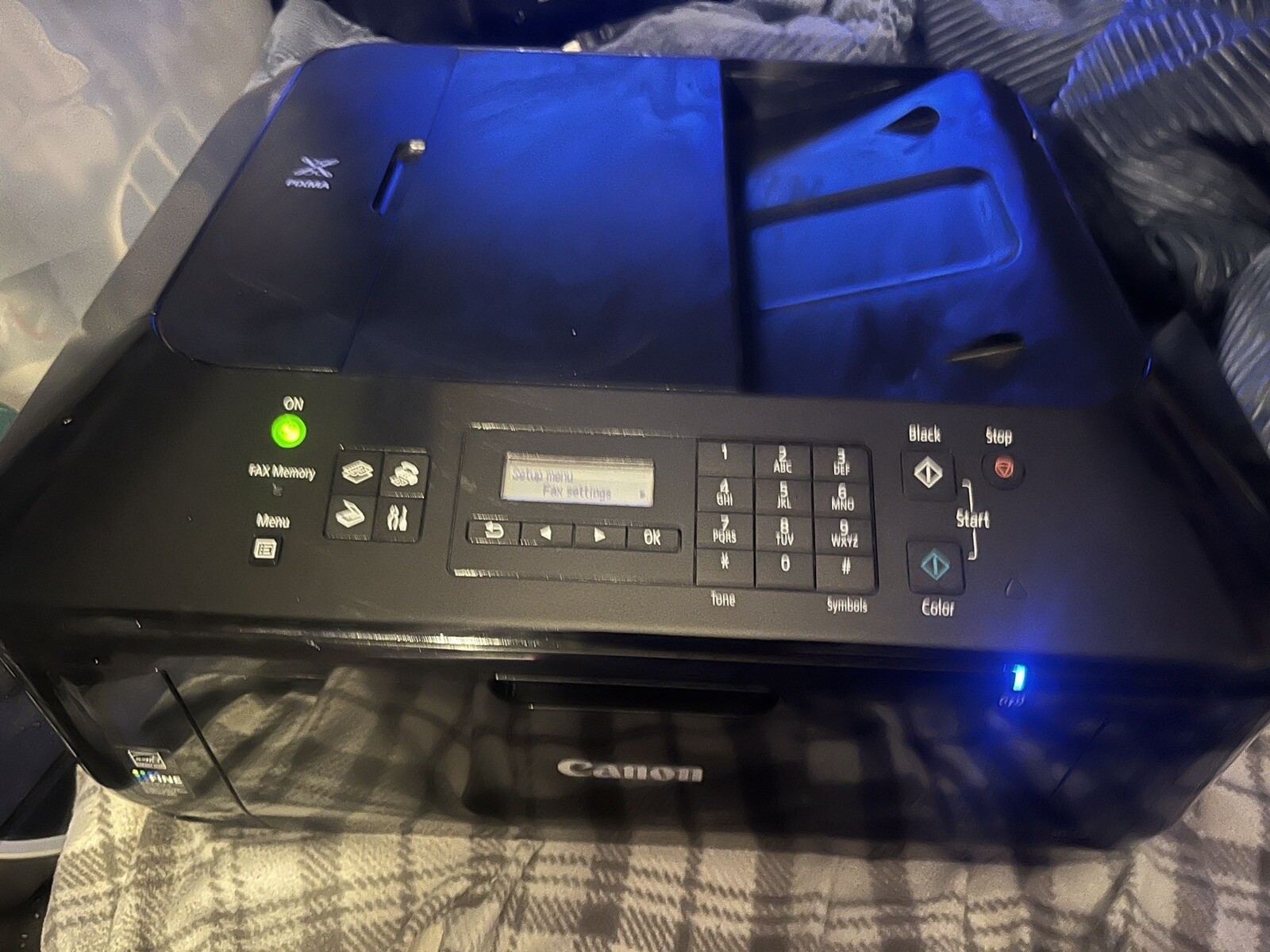 Canon PIXMA MX432 AllInOne Inkjet Printer Tested Used Nice Shape