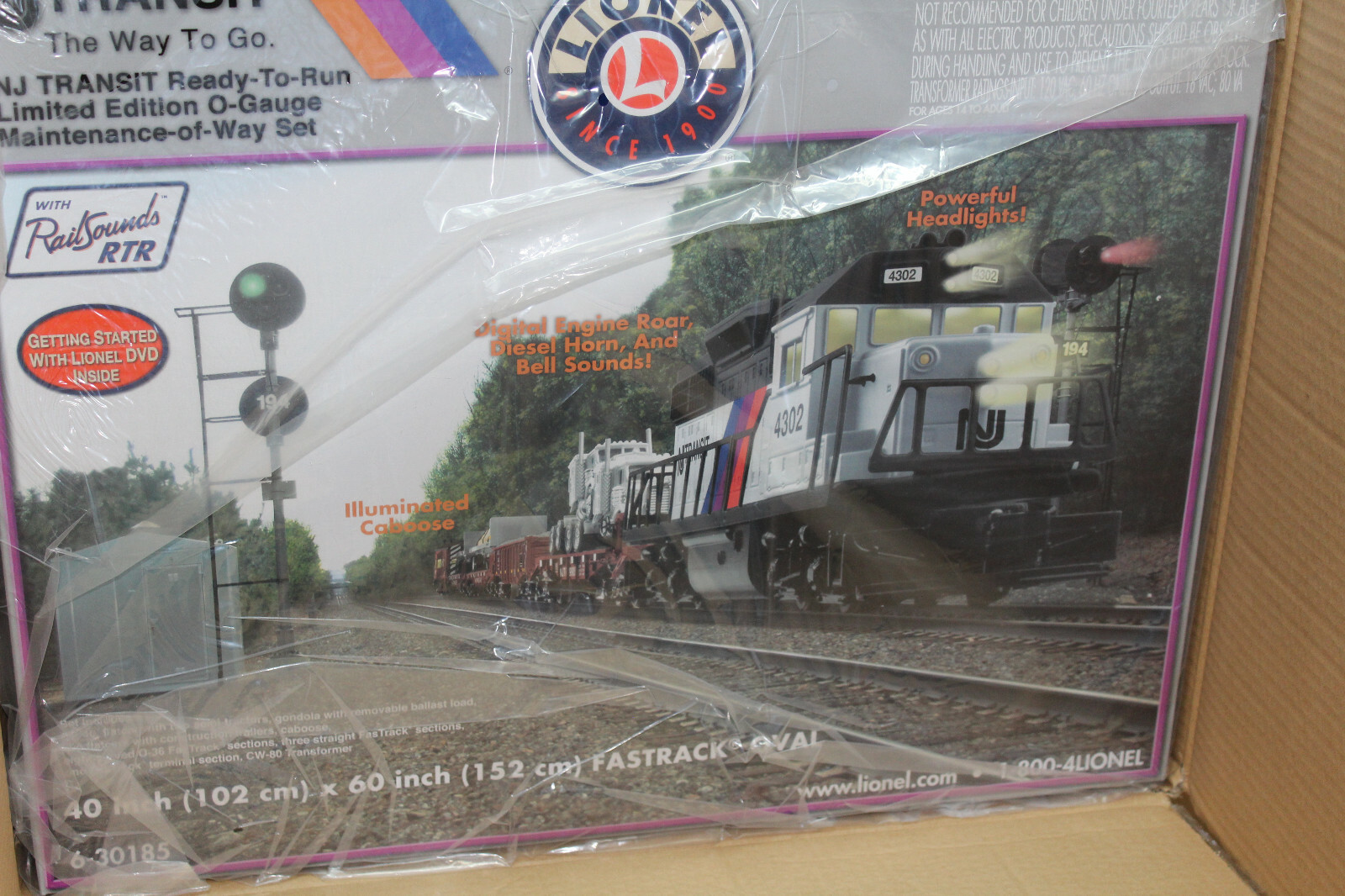 lionel new jersey transit train set