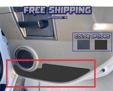 BLACK 03-07 Hummer H2 Rear Door Panel Pocket DELETE (2 Doors)
