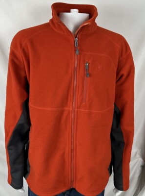Nike ACG Half Zip Knit Fleece Pullover Mens XL Burnt Orange Better Sweater