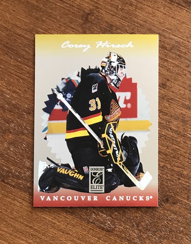 1996 Donruss Elite Corey Hirsch #34 card