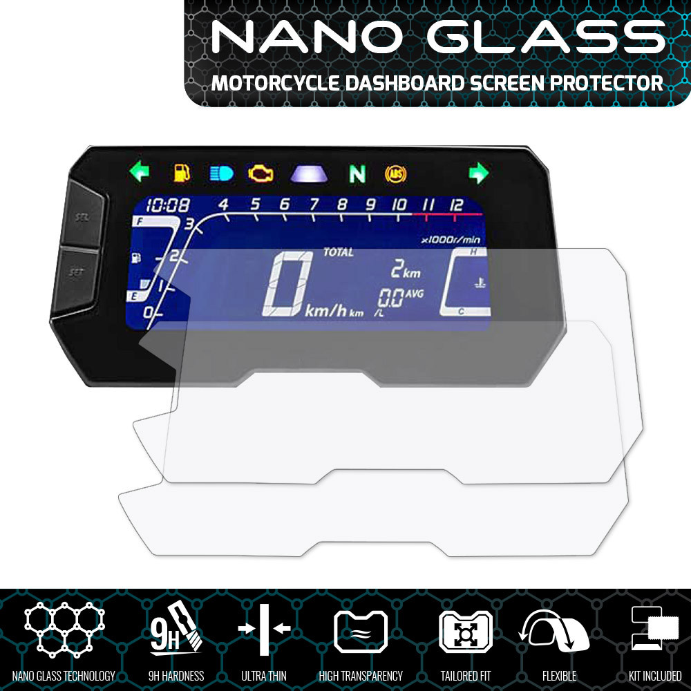 Honda CB125R / CB300R 2018+ NANO GLASS Cruscotto Proteggi Schermo x 2