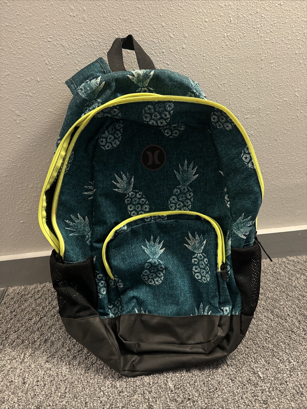 Hurley Backpack Pineapple Print Backpack Bookbag … - image 1