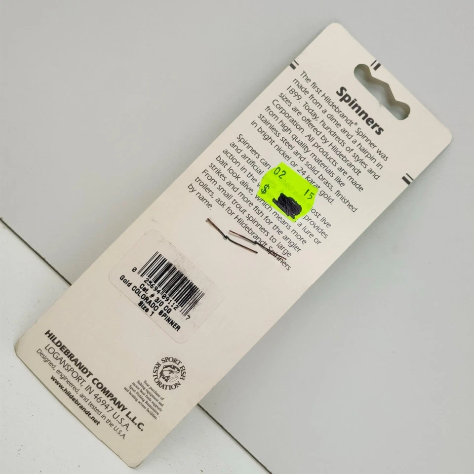 Hilanderos Wordens Hildebrandt Colorado dorados talla 1 3/0 CG Foto 3 de 4