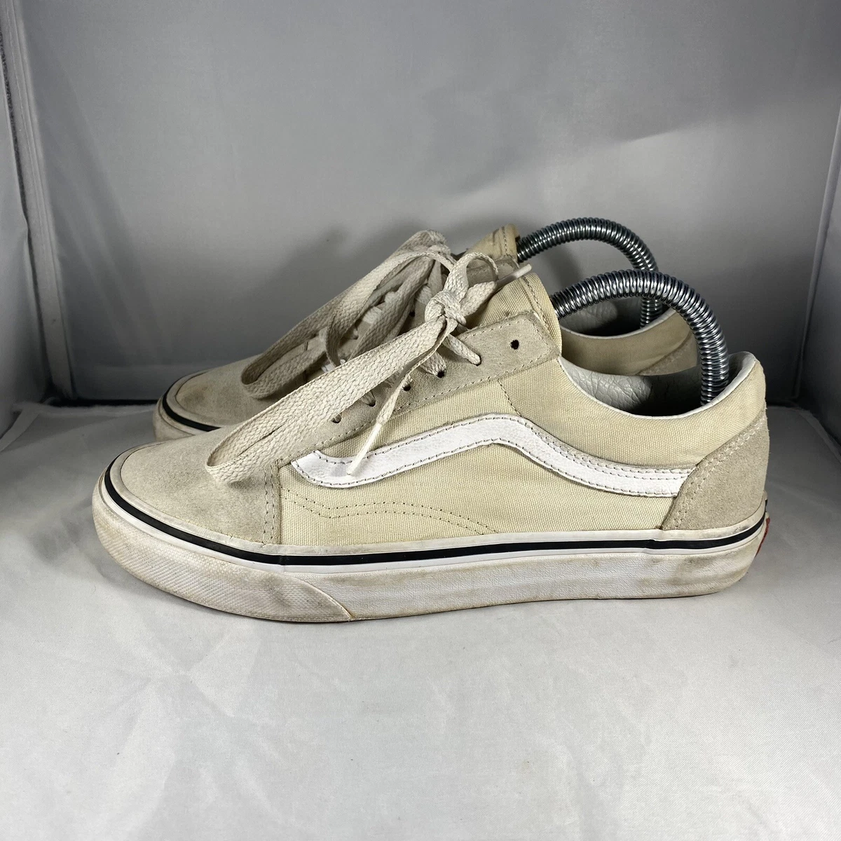 vans plateforme beige