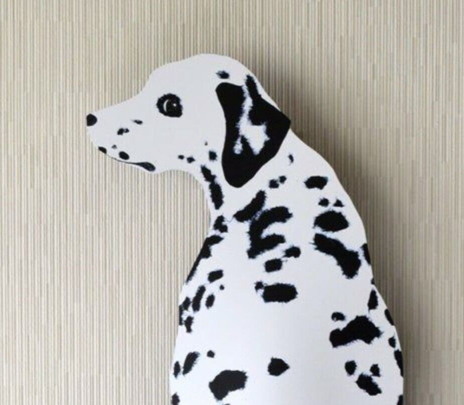 ダルメシアン（しっぽ時計） Handcraft Wall Clock Dog Swaying Tail Dalmatian by Fujii Pendulum