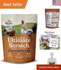 Engaging 7-Grain Scratch Grain - Non-GMO, Ideal for All Poultry, 10 lbs