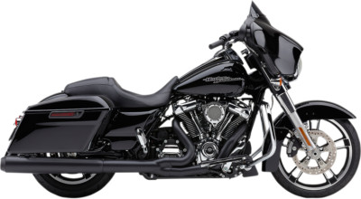 Cobra Powerflo 2-Into-1 Exhaust Black for Harley FLHR FLHX FLTR 2017-Up 6451RB