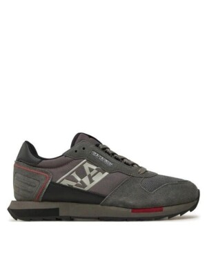 Napapijri Virtus Men Gray Bordeaux Shoes Fabric 2024