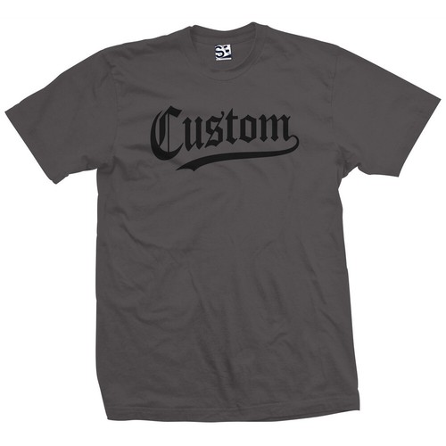 Youth Custom 76er T-Shirt Old English Vintage Classic Sports Baseball Text Tee - Picture 52 of 53