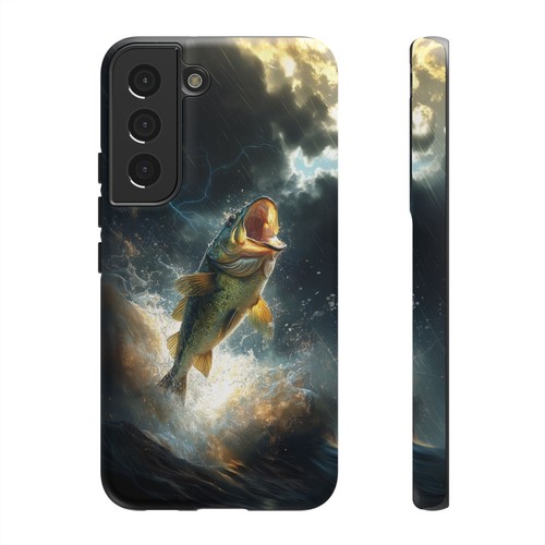 Big Mouth Bass Fish Thunderstorm River - Phone Case for iPhone, Galaxy, Pixel - 第 252/281 張圖片