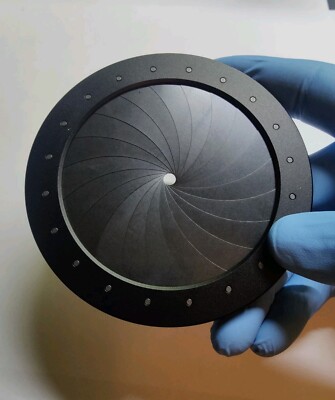 Large Iris Diaphragm 4-74mm (20 blade) Mechanical Adjustable Aperature