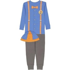 Blippi Snug-fit Cotton Pajama Set Kids 4T Includes Hat 3pc