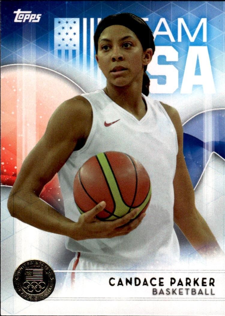 2016 Topps U.S. Olympic & Paralympic Team Hopefuls #5 Candace Parker Gold