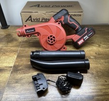Avid Power 20V Cordless Leaf Blower ACVB326 Lightweight with Battery & Charger