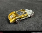 Vintage 1967 Original Mattel Hot Wheels Redline Ford J-Car Gold USA Sweet 16