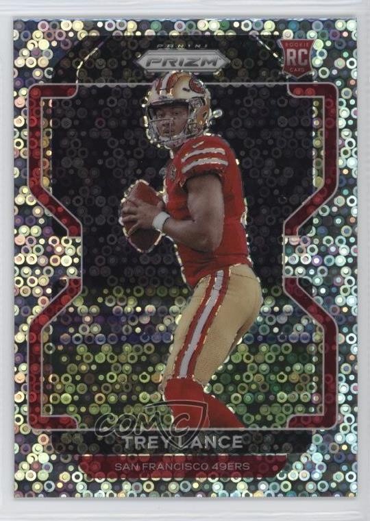 2021 Panini Prizm Rookie No Huddle Prizm Trey Lance #333 Rookie RC