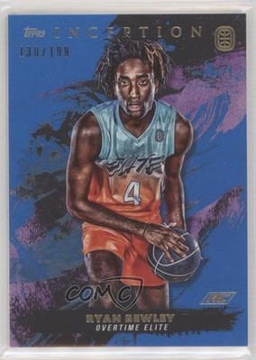 2021-22 Topps Inception OTE Overtime Elite Blue 130/199 Ryan Bewley #93 4z8