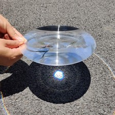 Fresnel Lens Magnifier, Diameter 200mm 7.9'' , Focal Length 200mm, Acrylic L...