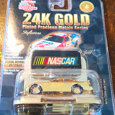 Racing Champions Dave Blaney 66 2000 Chevy Monte Carlo 24K Gold 1:64 w/ Stand