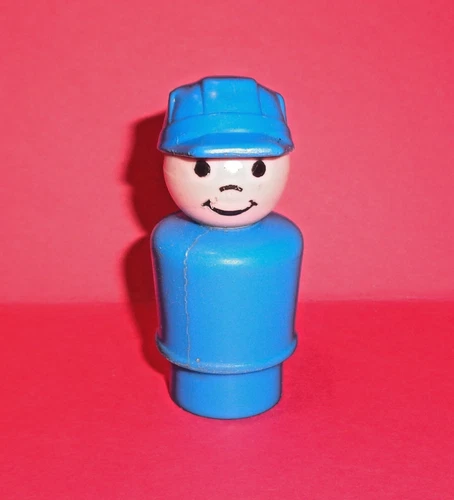 VINTAGE Fisher Price Little People 347 396 Truck Driver Boat Captain