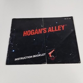 Hogan's Alley (Nintendo NES) Cartridge Sleeve & Manual - Tested - Free Shipping 