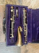 Henri Vellere brand Wood Alto Clarinet, MADE IN Fran , With case, and neck