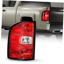 - For 2007-2013 Chevy Silverado Tail Light Assembly Driver Side LH Black