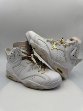 Jordan Air Jordan 6 Retro Gold Hoops DH9696-100 Women's Size 7.5 - NO BOX