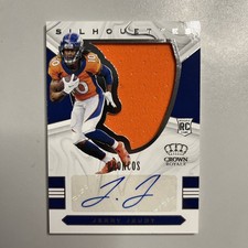 2020 Panini Chronicles - Crown Royale Silhouette Auto Jerry Jeudy #CSA-JJ /99 RC