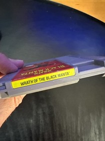 Wrath Of The Black Manta Video Game For Nintendo NES Cleaned & Tested