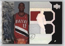 2006-07 Upper Deck UD Black Jersey 13/50 LaMarcus Aldridge #AJ-LA Auto 1e8j
