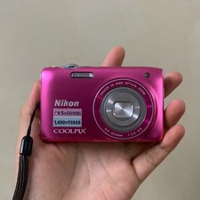Nikon COOLPIX S3100 Digital Camera 14.0MP 5x Optical Zoom Pink Noise Reduction