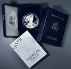 1996-P $1 AMERICAN SILVER EAGLE PROOF  1 oz .999 GEM PROOF w/OGP & COA  A6790